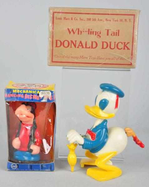 Appraisal: Lot of Plastic Marx Disney Wind-Up Toys American Working Includes