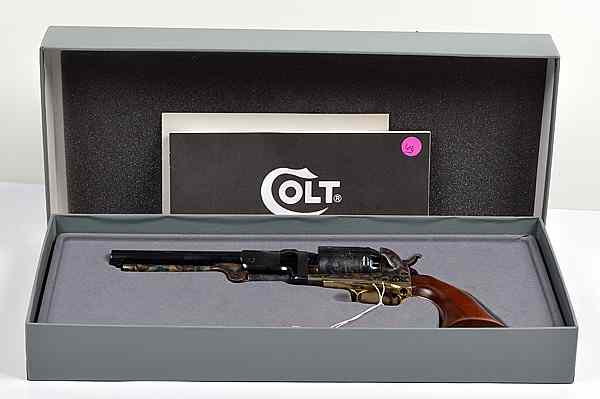 Appraisal: Cased Colt Signature Series Dragoon Black Powder Revolver cal barrel