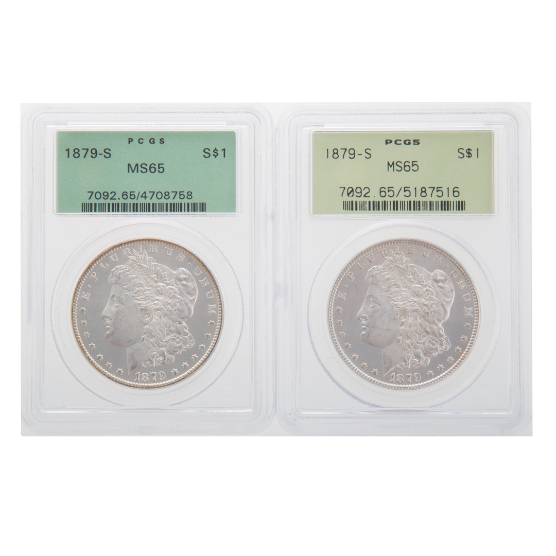 Appraisal: US - -S Morgan Dollars PCGS- - PCGS MS Morgan