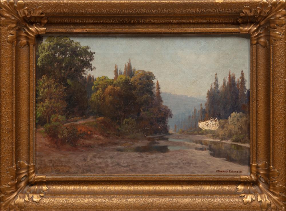 Appraisal: Charles Dormon Robinson American - Eel River from Woods Pond