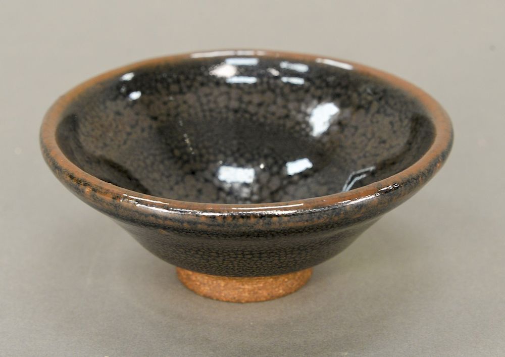 Appraisal: Oil spot stoneware Jian Yao tea bowl China the dark