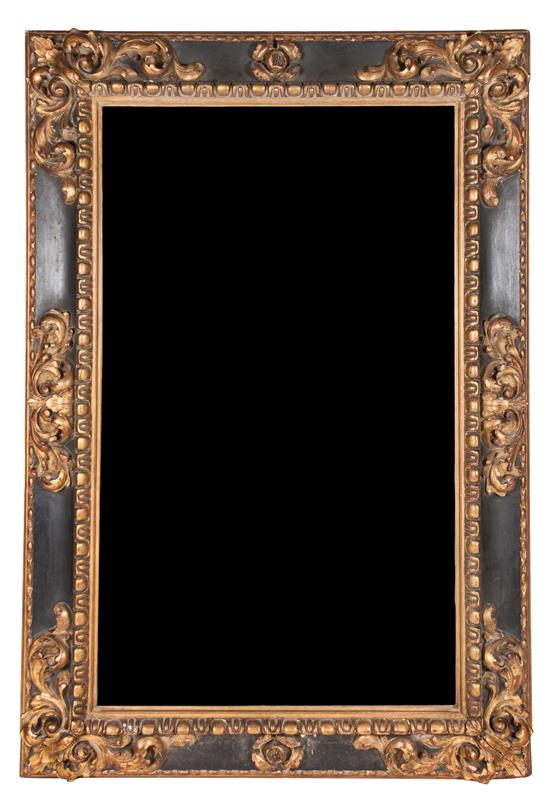 Appraisal: Sale Lot A Victorian Giltwood Part Ebonized Pier Mirror having