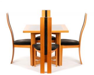 Appraisal: Danish Modern Vamdrup Stolefabrik Dining Set Vamdrup Stolefabrik Danish th