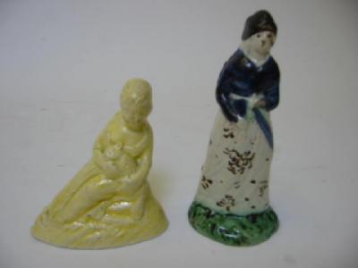 Appraisal: A YORKSHIRE PEARLWARE FIGURE late th century of a young