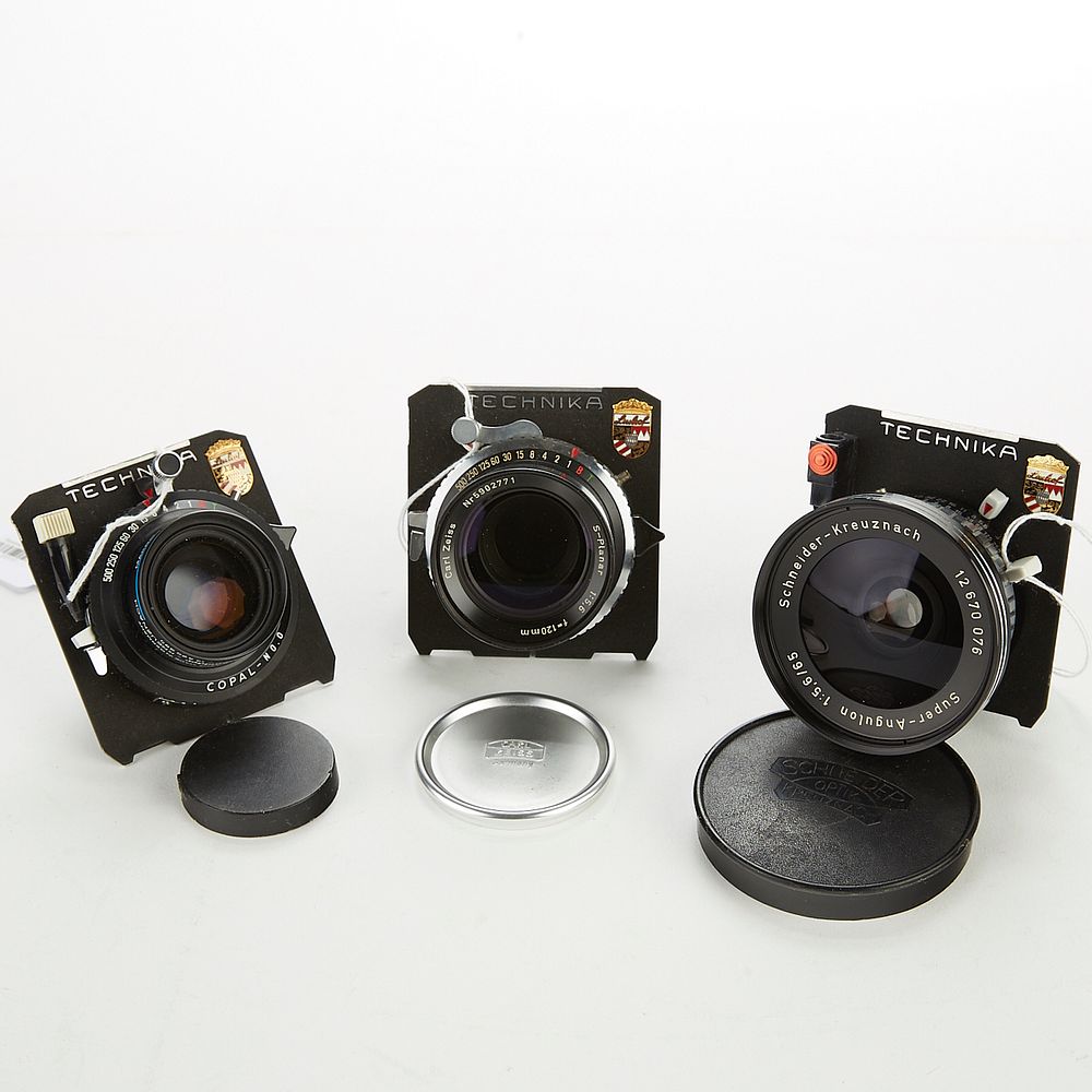 Appraisal: Grp Linhof Technika Camera Lenses Group of three Linhof Technika