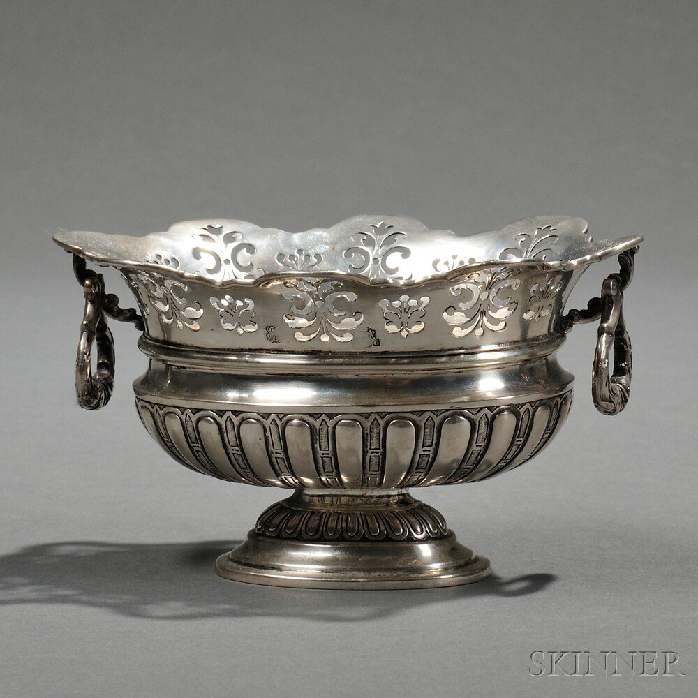 Appraisal: Silver Master Salt probably Continental th century bearing spurious marks