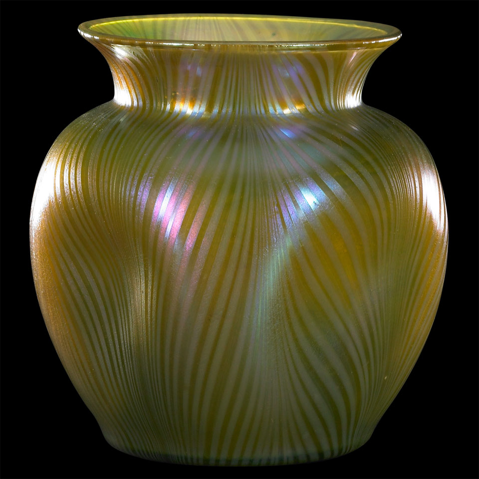 Appraisal: Loetz Iridescent Glass Vase c height cm height