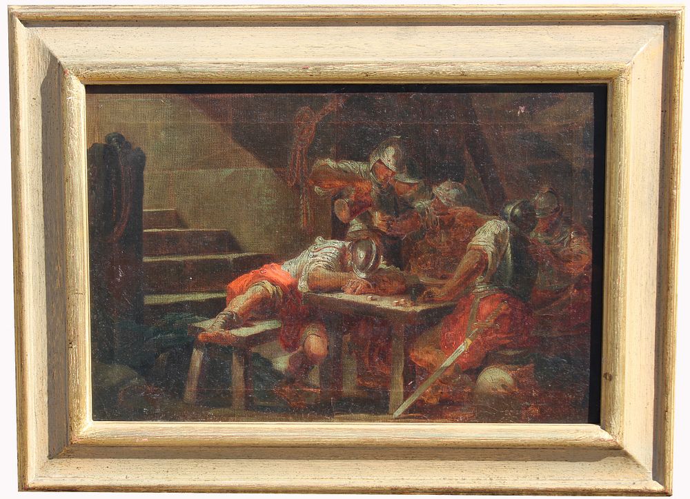 Appraisal: Old Master Painting Soldiers in a Tavern Old Master Painting