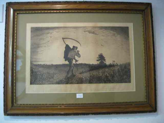 Appraisal: Victorian Engraving ''The Harvester''image area '' x '' in period