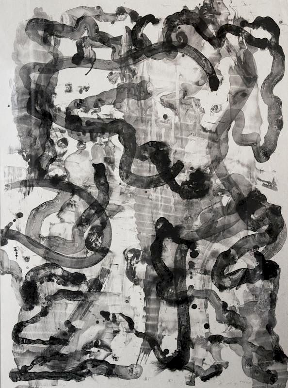 Appraisal: Ed Moses Born Ed Moses Born Untitled Abstraction V -