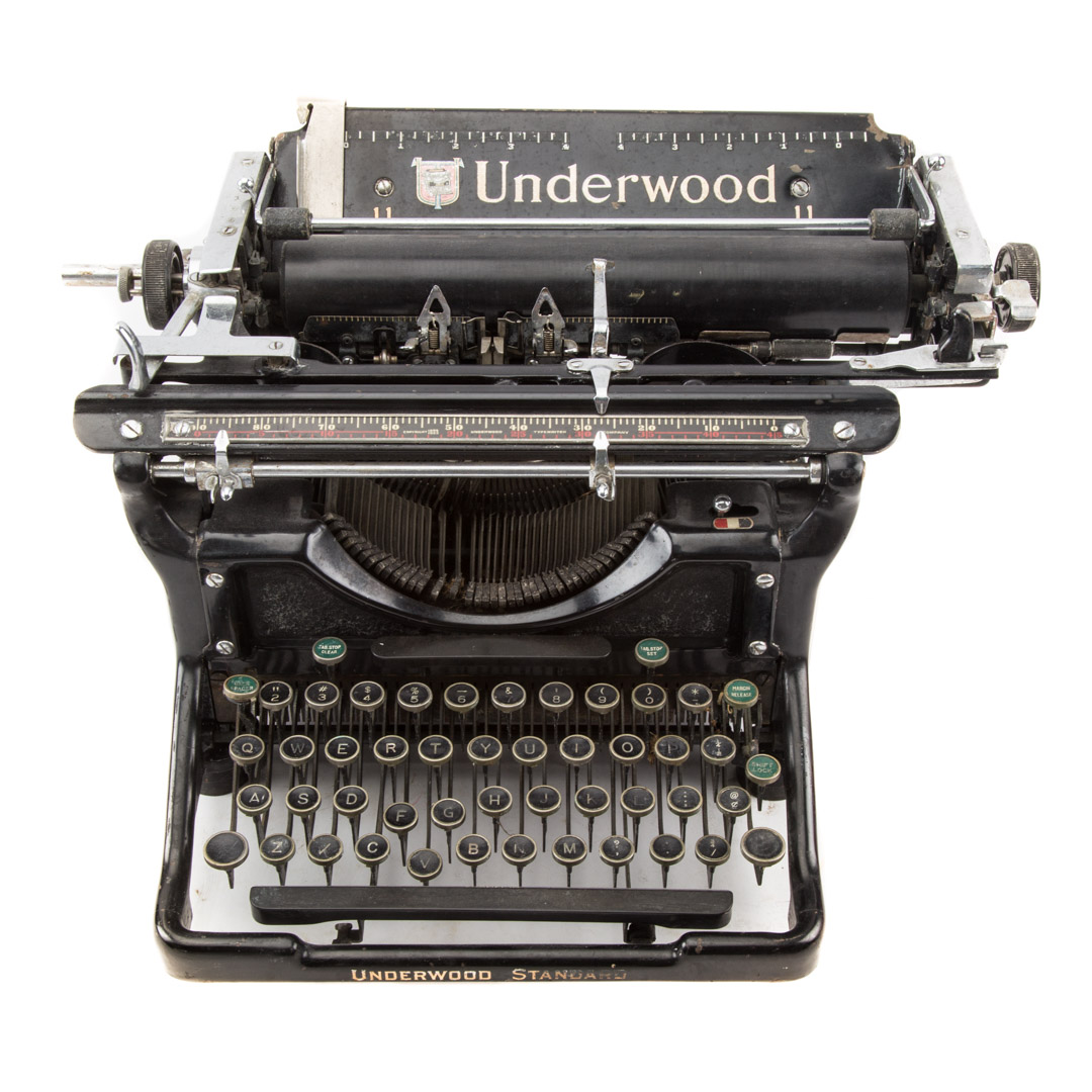 Appraisal: Old Underwood typewriter Condition untested