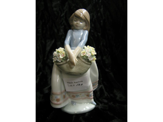 Appraisal: Lladro Porcelain Figurine May Flowers