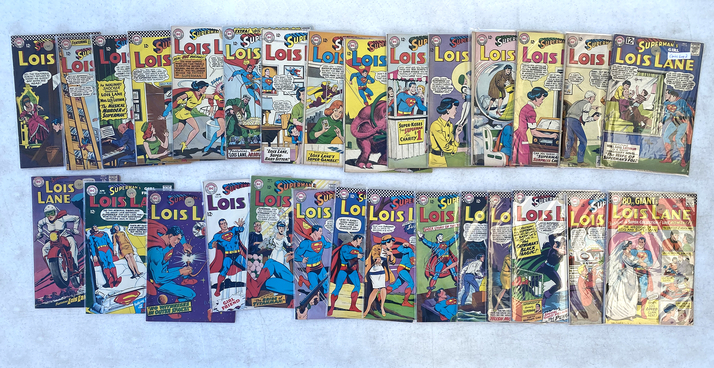 Appraisal: LOIS LANE DC SILVER AGE COMIC BOOKS volumes total Superman's