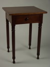 Appraisal: LAMP TABLE - Country Sheraton cherry one drawer lamp table