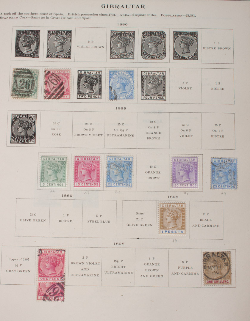 Appraisal: Scott International Postage Stamp Album th Cent NY with a