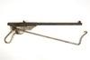 Appraisal: RIFLE - Nickle plated brass cal folding stock rifle by