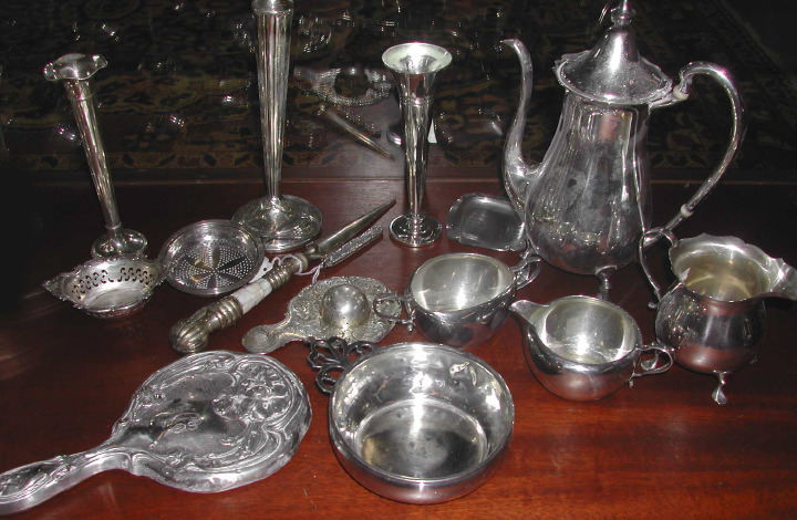 Appraisal: Interesting Seventeen-Piece Collection of American and English Sterling Silverplate and