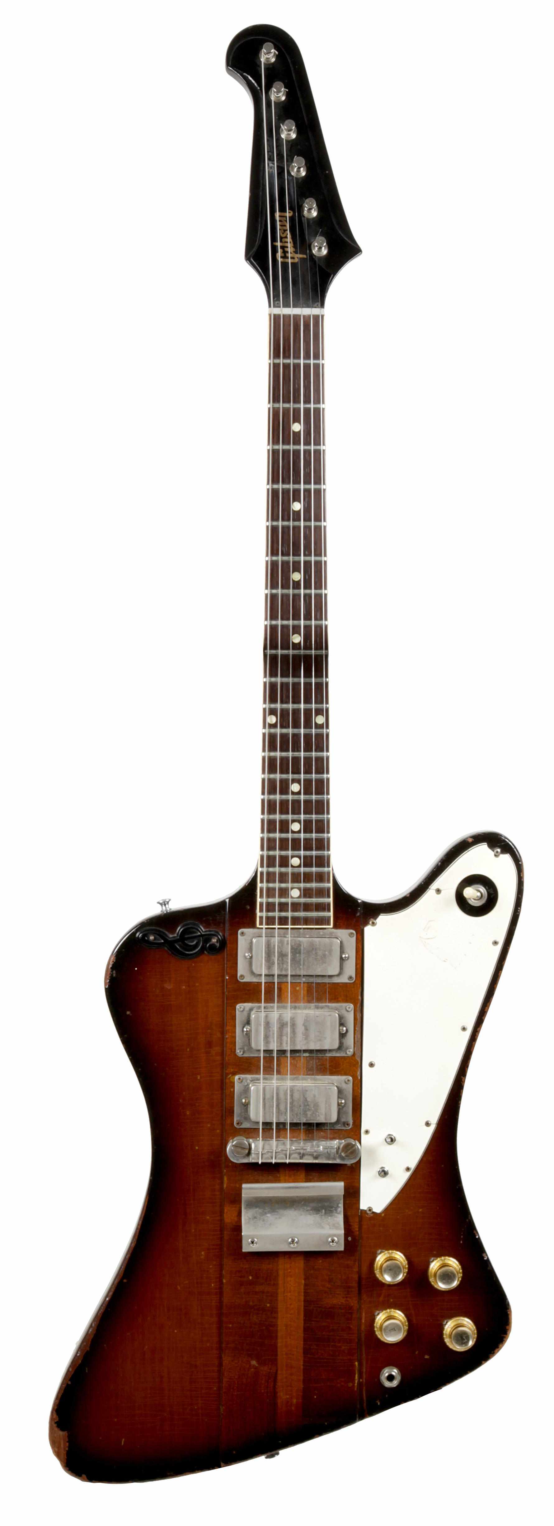 Appraisal: Rock Roll Memorabilia A Gibson Firebird III used by Motown