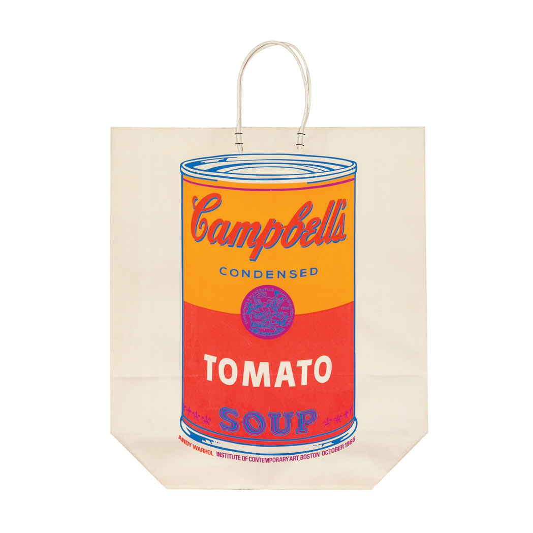 Appraisal: Andy Warhol CAMPBELL'S SOUP CAN TOMATO F S A Color