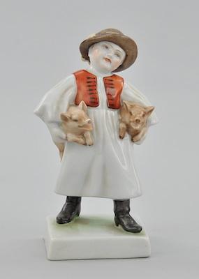 Appraisal: A Herend Hungarian Porcelain Figurine A porcelain hand painted figurine