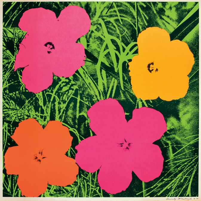 Appraisal: ANDY WARHOL American - Flowers color offset lithograph Feldman Schellman