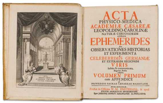 Appraisal: MEDICINE - Acta physico-medica academiae Caesareae Leopoldino-Carolinae naturae curiosorum exhibentia