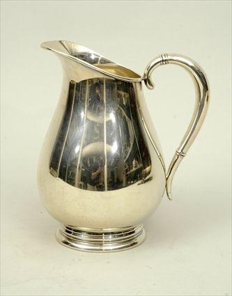 Appraisal: International Silver Co Sterling Silver 'Royal Danish' Pattern Water Pitcher