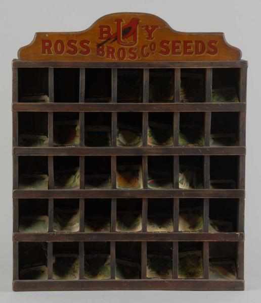 Appraisal: Ross Brothers Co Seeds Display Rack Description Circa s to