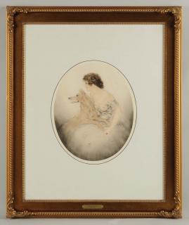 Appraisal: Louis Icart Best Friends Louis Icart Lounging Louis Icart Persian