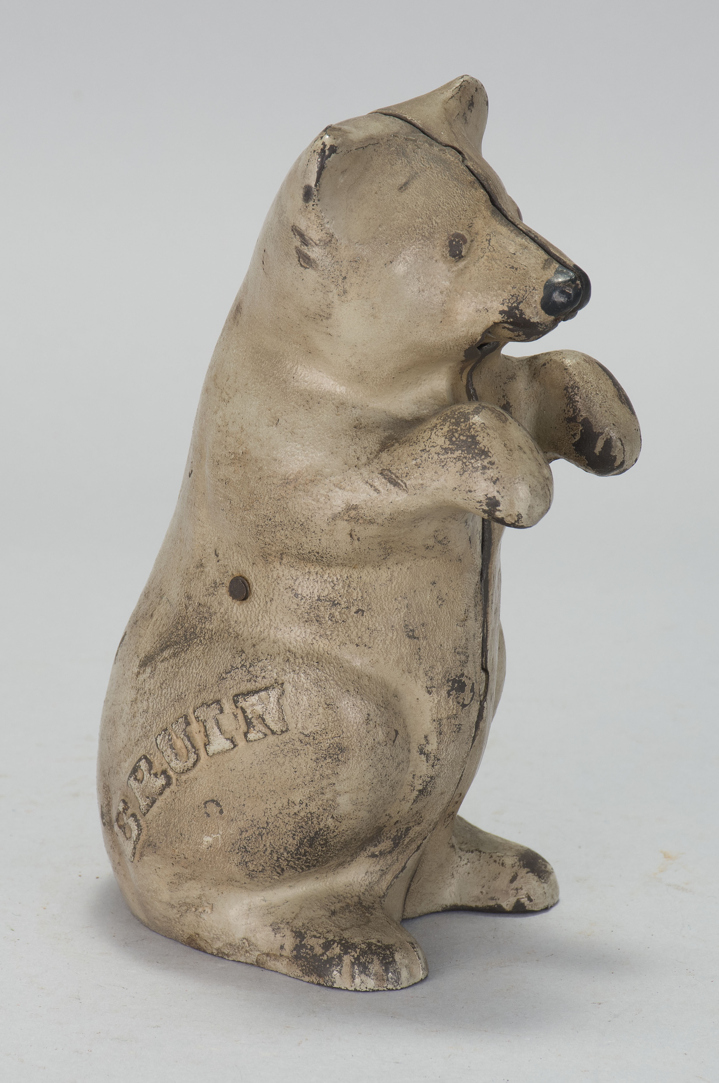 Appraisal: SURLY BRUIN STANDING BEAR CAST IRON MECHANICAL BANK Circa Manufacturer