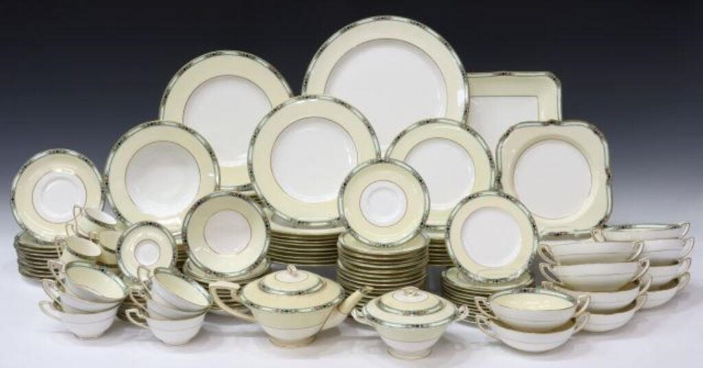 Appraisal: lot of English porcelain partial dinner service Royal Worcester early