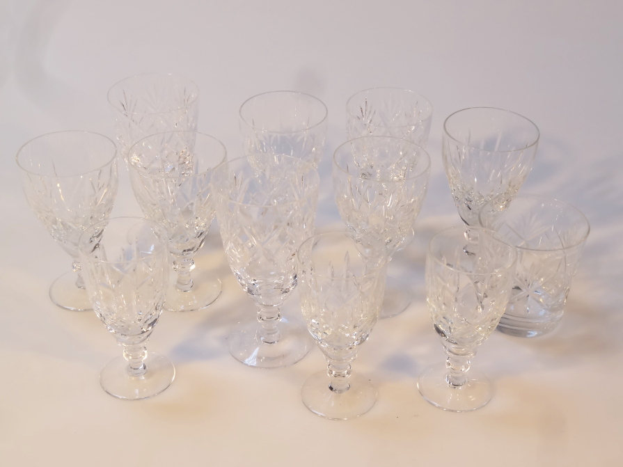 Appraisal: A suite of various Royal Doulton crystal to include wine