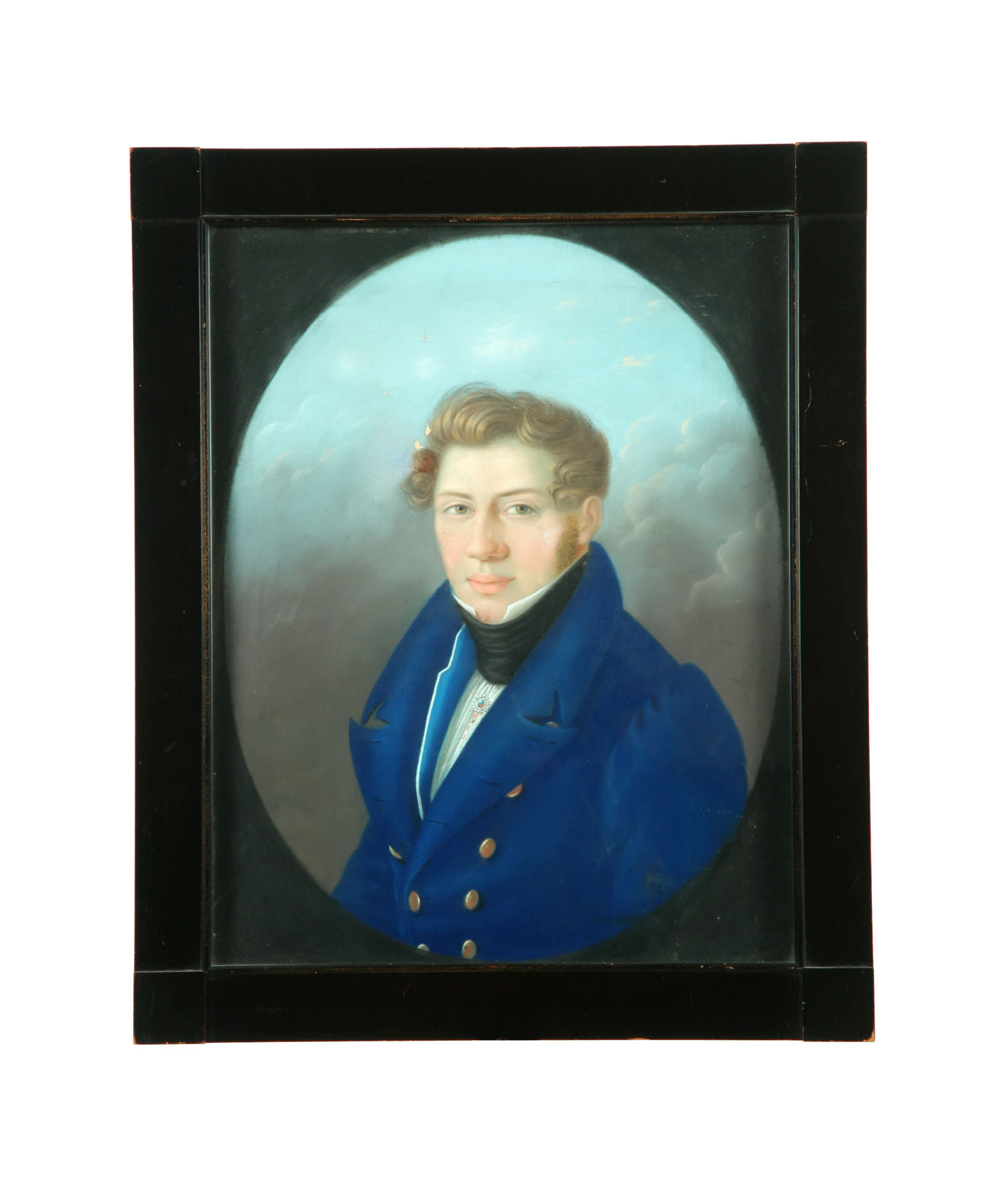 Appraisal: PORTRAIT OF A YOUNG MAN ATTRIBUTED TO MICAH WILLIAMS NEW