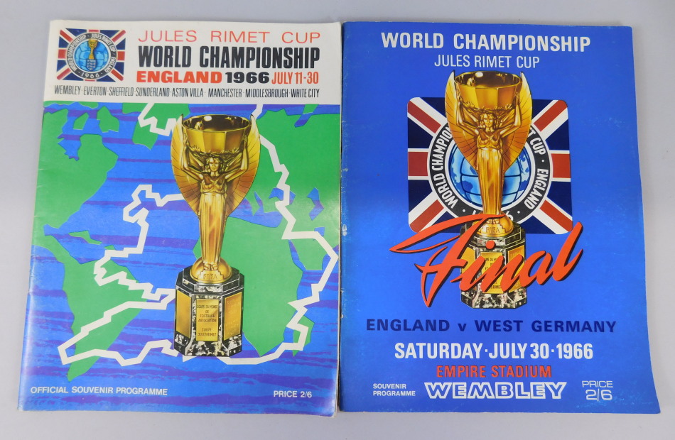 Appraisal: A World Cup Final programme for the match between Germany