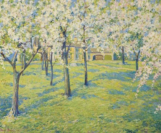 Appraisal: BLANEY DWIGHT American - ''The Orchard'' oil on canvas x