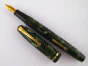 Appraisal: A Conway Stewart model fountain pen in iridescent green and