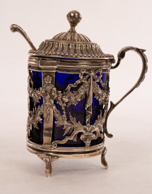 Appraisal: A late th Century French silver mustard pot P Fres