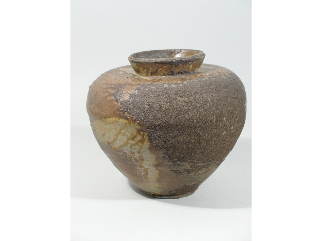 Appraisal: Contemporary Pottery Jeff Shapiro Accord NY open mouth jar w