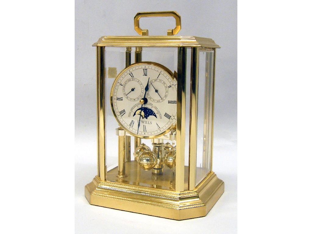 Appraisal: Gothic brass watch stand with aperture for a dial high