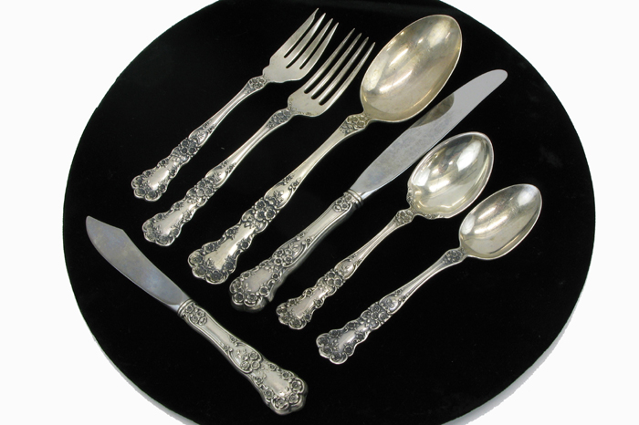 Appraisal: GORHAM BUTTERCUP STERLING SILVER FLATWARE SET pieces service for including