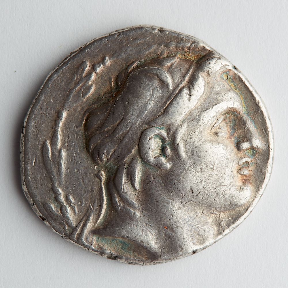 Appraisal: Ancient Greek Coin-Antiochus VII Tetradrachm Antiochus VII tetradrachm Seleucid empire