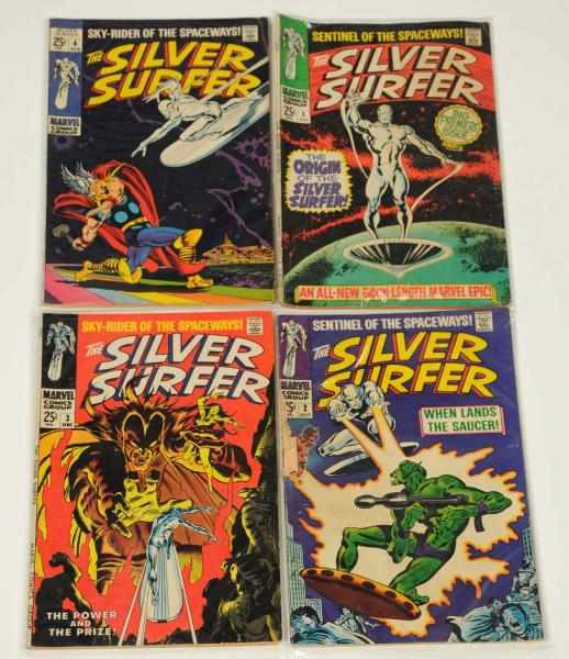 Appraisal: Lot of Silver Surfer Comic Books This lot includes issues