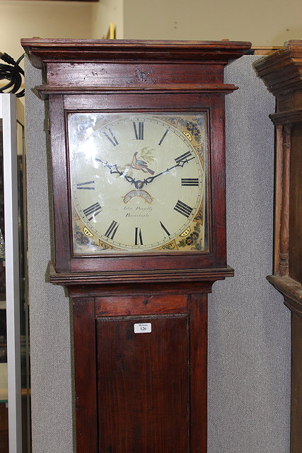 Appraisal: A TH CENTURY HOUR LONGCASE CLOCK the twelve inch square