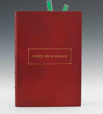 Appraisal: Advice on Marriage by Benjamin Franklin originally written in this