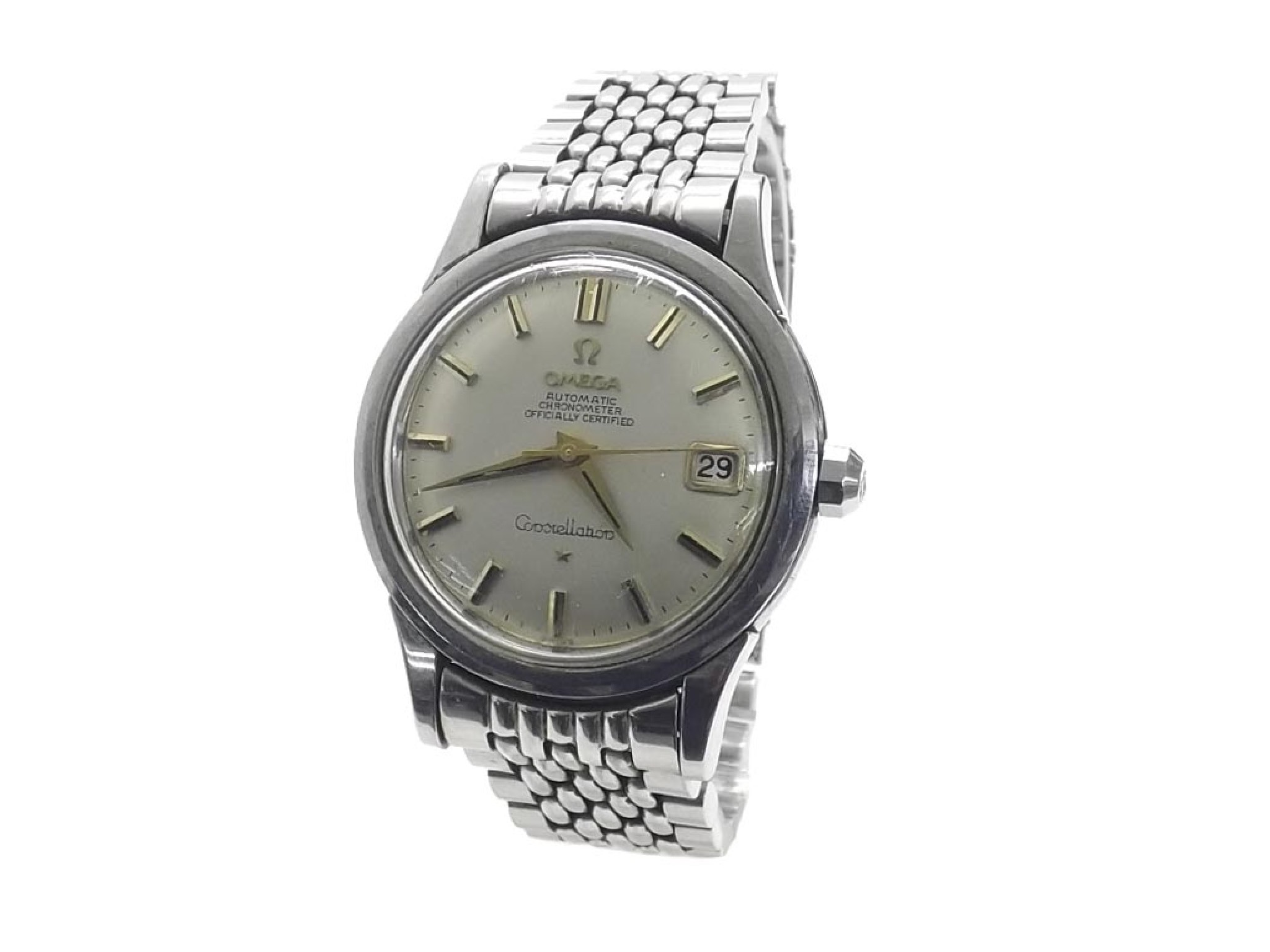 Appraisal: Omega Constellation Chronometer automatic stainless steel gentleman's bracelet watch circa