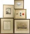 Appraisal: PCS IN FRAMES COMMEMORATIVES KOSSUTH VISIT TO US UK -