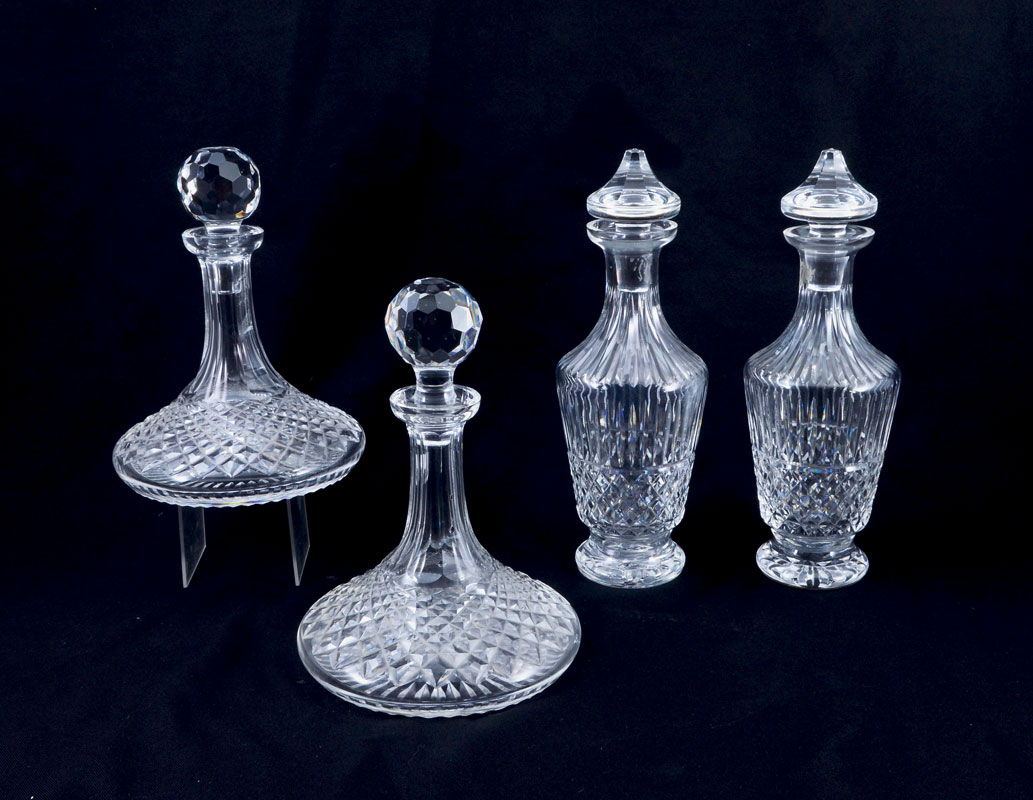 Appraisal: PIECE WATERFORD ALANA MAEVE DECANTERS pairs of Waterford crystal decanters