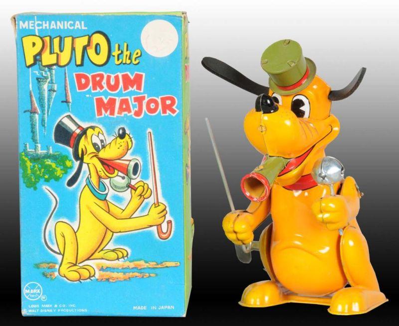 Appraisal: Marx Walt Disney Pluto the Drum Major Toy Description Includes