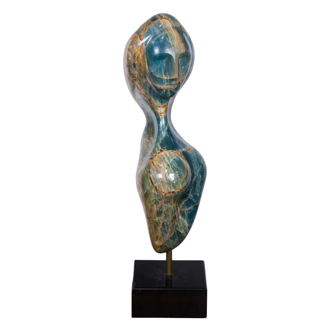 Appraisal: SCULPTURE ANTHONY QUINN Anthony Quinn American - Female Bust blue