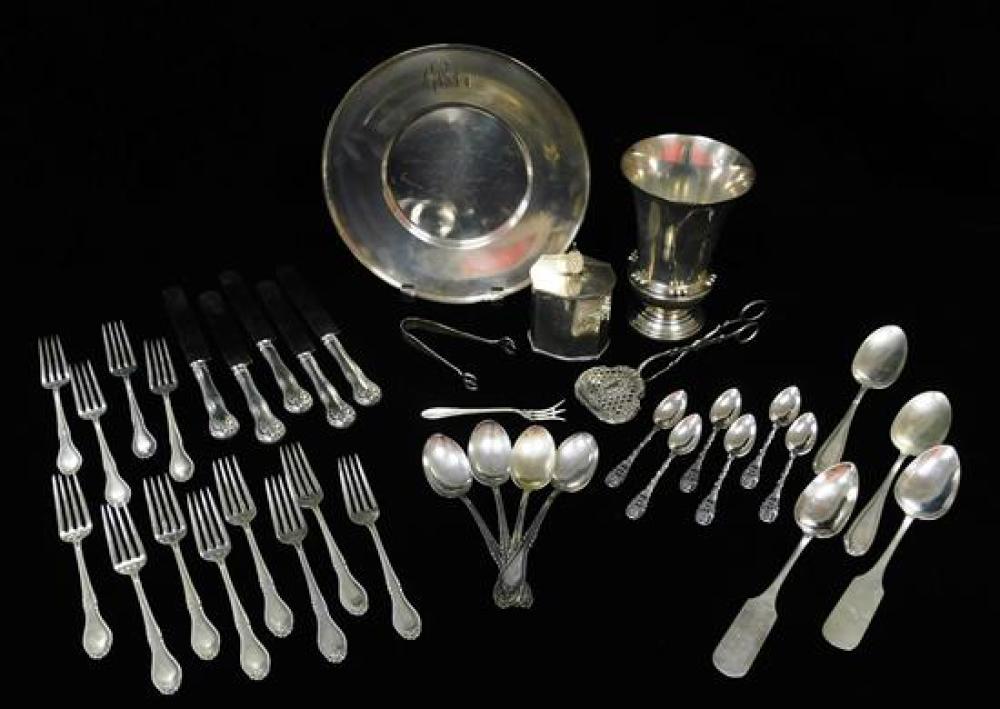 Appraisal: SILVER Silver servingware and hollow ware mostly sterling unless noted